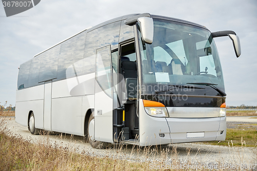 Image of tour bus staying outdoors
