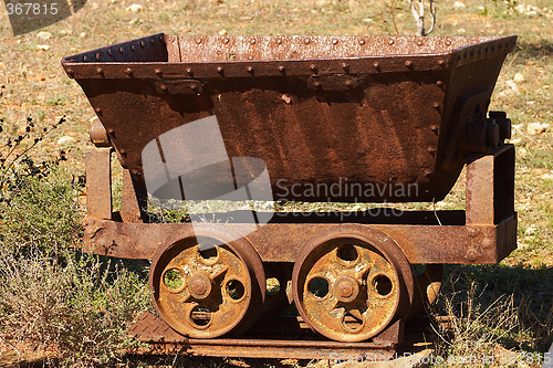 Image of old mine cart