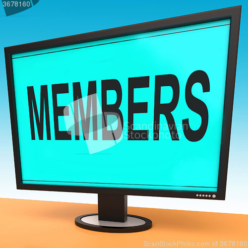 Image of Members Online Shows Membership Registration And Web Subscribing