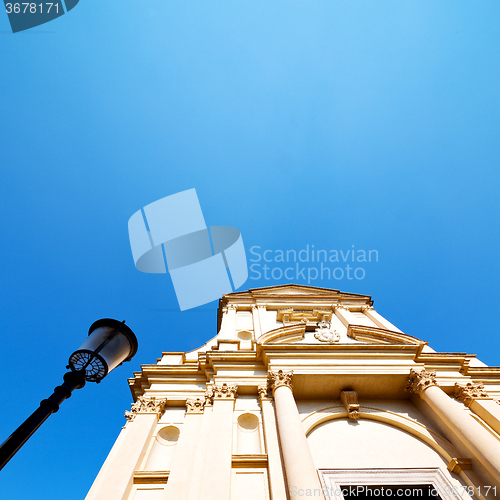 Image of building old architecture in italy europe milan religion       a