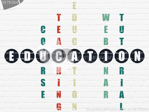 Image of Learning concept: Education in Crossword Puzzle