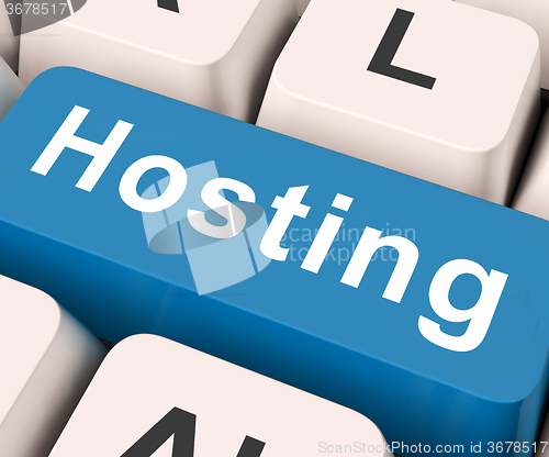 Image of Hosting Key Means Host Or Entertain\r