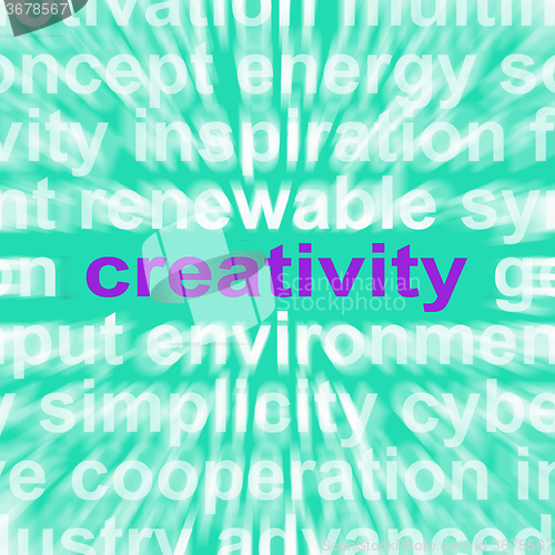 Image of Creativity Word Shows Originality, Innovation And Imagination