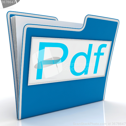 Image of Pdf File Shows Documents Format Or Files