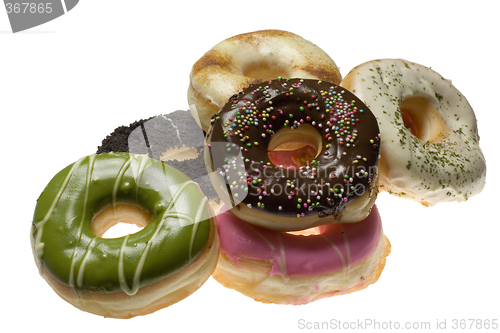 Image of Pile of donuts

