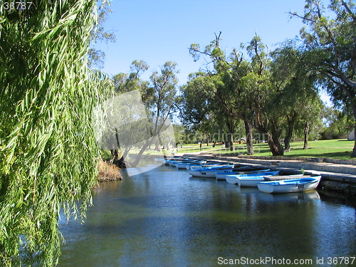 Image of blue lake