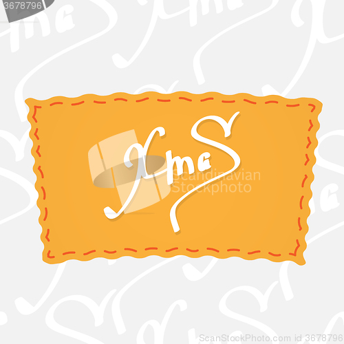 Image of Holiday greetings lettering