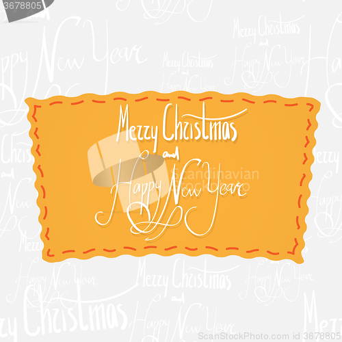 Image of Holiday greetings lettering