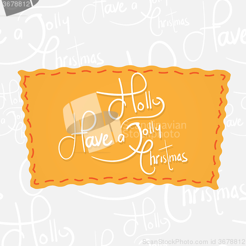 Image of Holiday greetings lettering