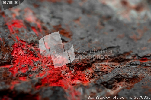 Image of Rusty old steel Closeup photo