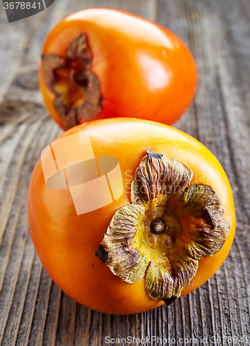 Image of fresh ripe persimmons