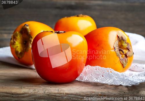 Image of fresh ripe persimmons