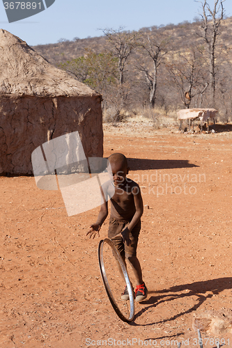 Image of Unidentified child Himba tribe in Namibia