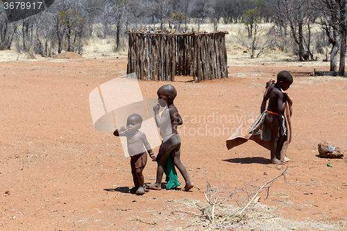 Image of Unidentified child Himba tribe in Namibia