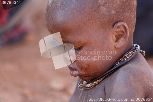 Image of Unidentified child Himba tribe in Namibia