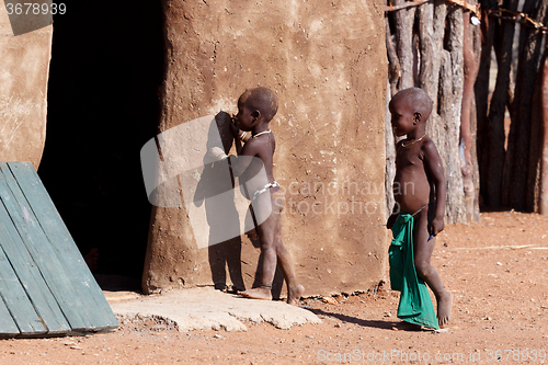 Image of Unidentified child Himba tribe in Namibia