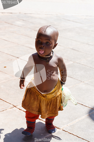 Image of Unidentified Himba baby tribe in Namibia