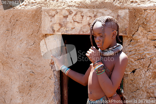 Image of Unidentified child Himba tribe in Namibia