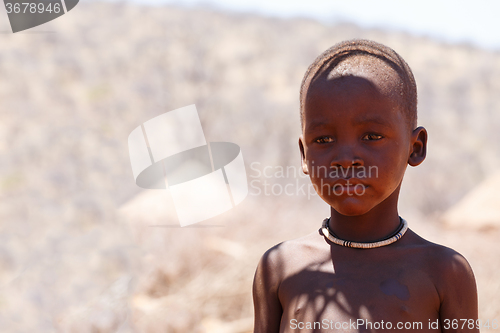 Image of Unidentified child Himba tribe in Namibia