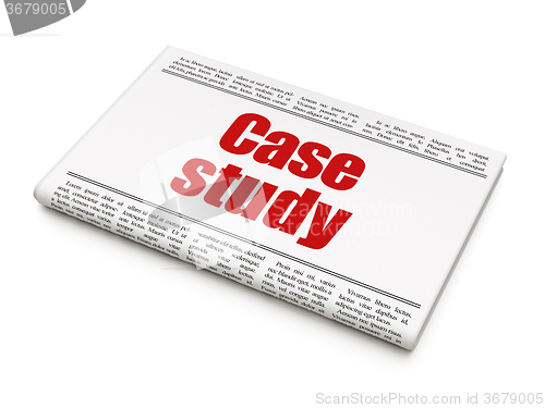 Image of Education concept: newspaper headline Case Study