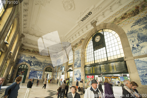 Image of EUROPE PORTUGAL PORTO TRAIN STATION SAN BENTO