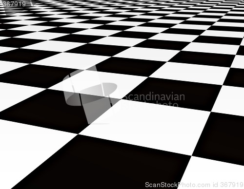 Image of black and white tiles