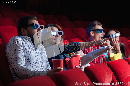 Image of The people\'s emotions in the cinema