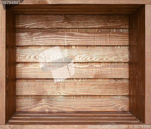Image of Empty old wooden shelf