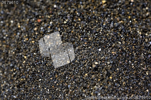 Image of Pile of Black islandic sand