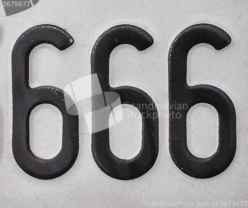 Image of Number 666