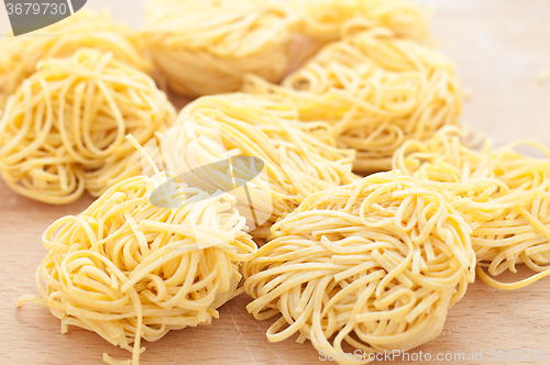 Image of Pasta typical of Piedmont called tajarin