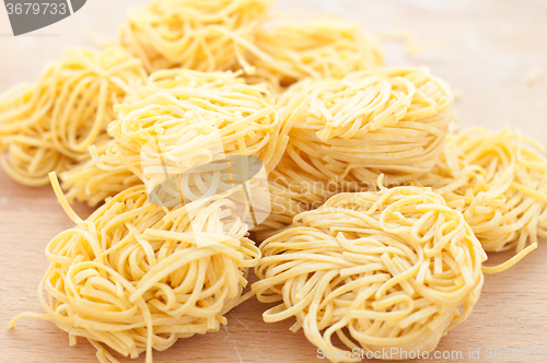 Image of Pasta typical of Piedmont called tajarin