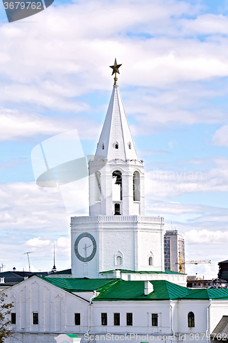 Image of Spassky tower of the Kazan Kremlin