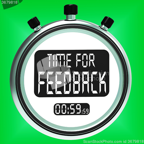 Image of Time For feedback Meaning Opinion Evaluation And Surveys