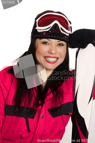 Image of Happy Ski Girl