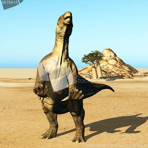 Image of Huge prehistoric dinosaur