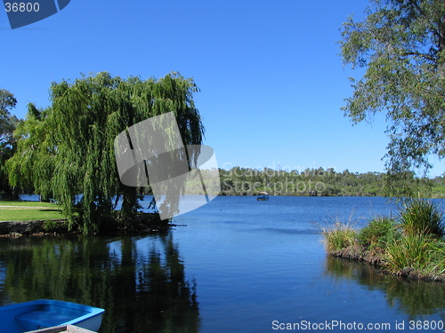 Image of blue lake