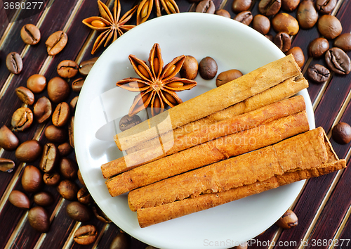 Image of coffee and aroma spice