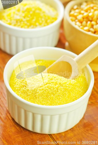 Image of raw polenta