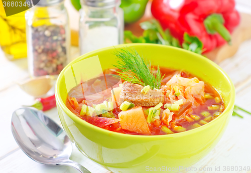 Image of beetroot soup