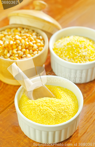 Image of raw polenta