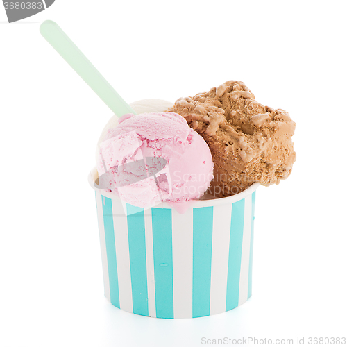 Image of Ice cream scoop in paper cup