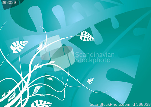 Image of floral green