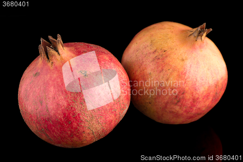 Image of ripe pomegranate fruit