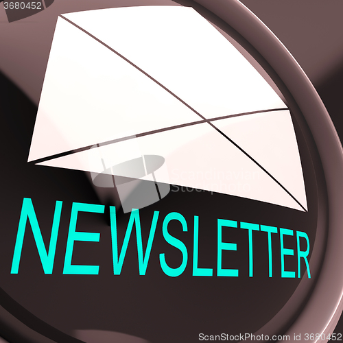 Image of E-mail Newsletter Shows Letter Mailed Electronically Worldwide