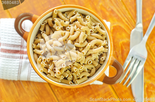Image of raw pasta