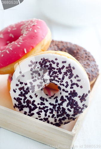 Image of Sweet donuts, different kind from donuts