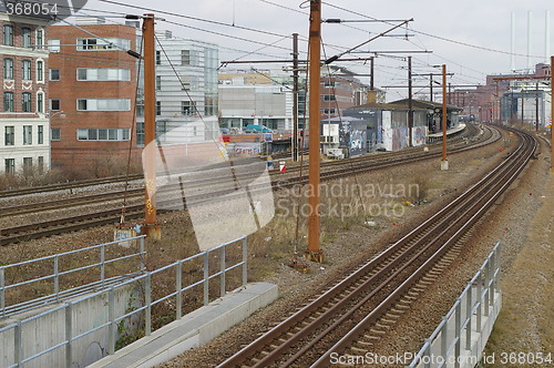 Image of Railway track in Copenhagen