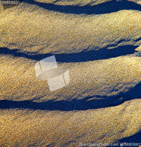 Image of  spain texture  sand a beach lanzarote 