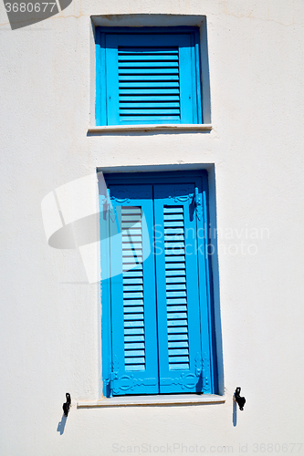 Image of in santorini europe greece  old  wall
